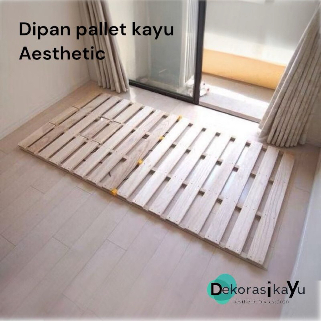 palet kayu jati belanda tatakan dipan kasur 90 / alas tempat tidur palet kayu (90-200cm) /dipan kasu
