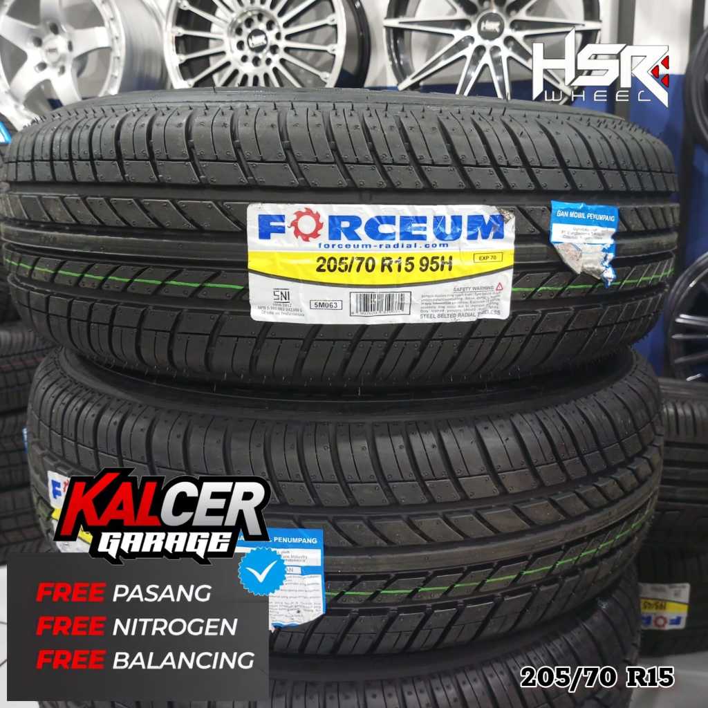BAN MOBIL MERK FORCEUM EXP 70 205/70 RING 15 COCOK UNTUK MOBIL INOVA, RUSH, TERIOS