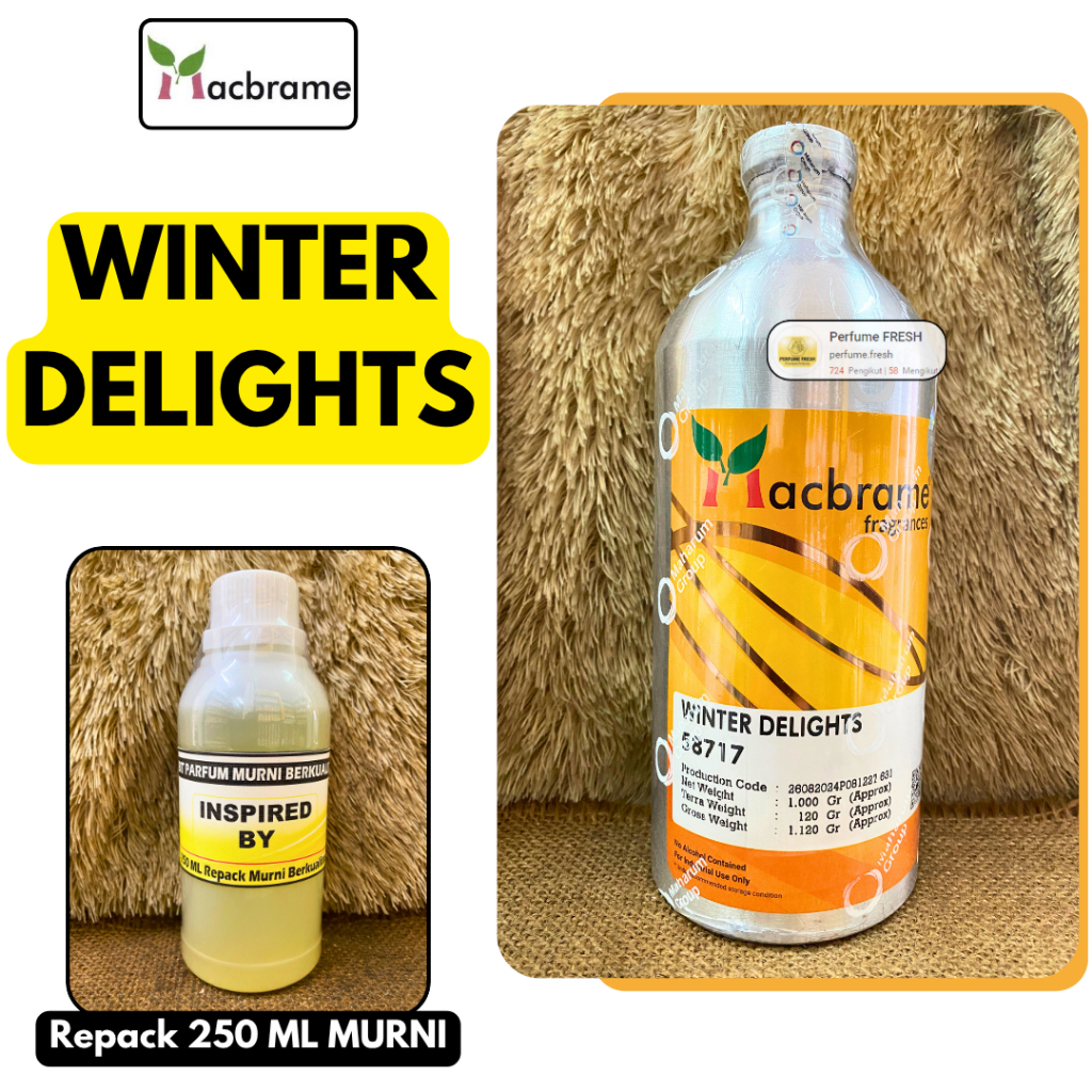 WINTER DELIGHT Repack 250 ML Botol Plastik MURNI MACBRAME