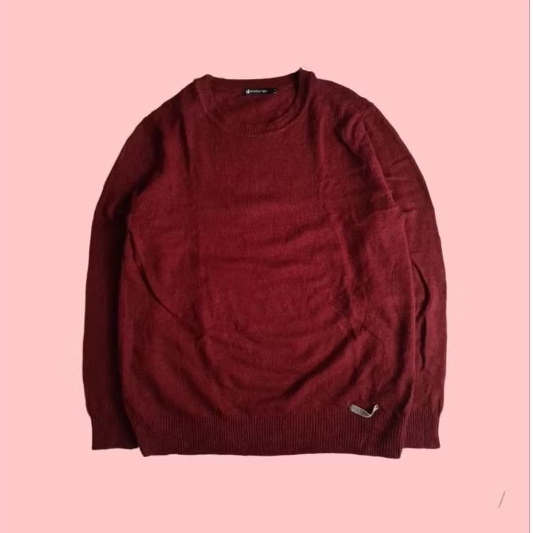 SWEATER'S HANGTEN RAJUT MAROON