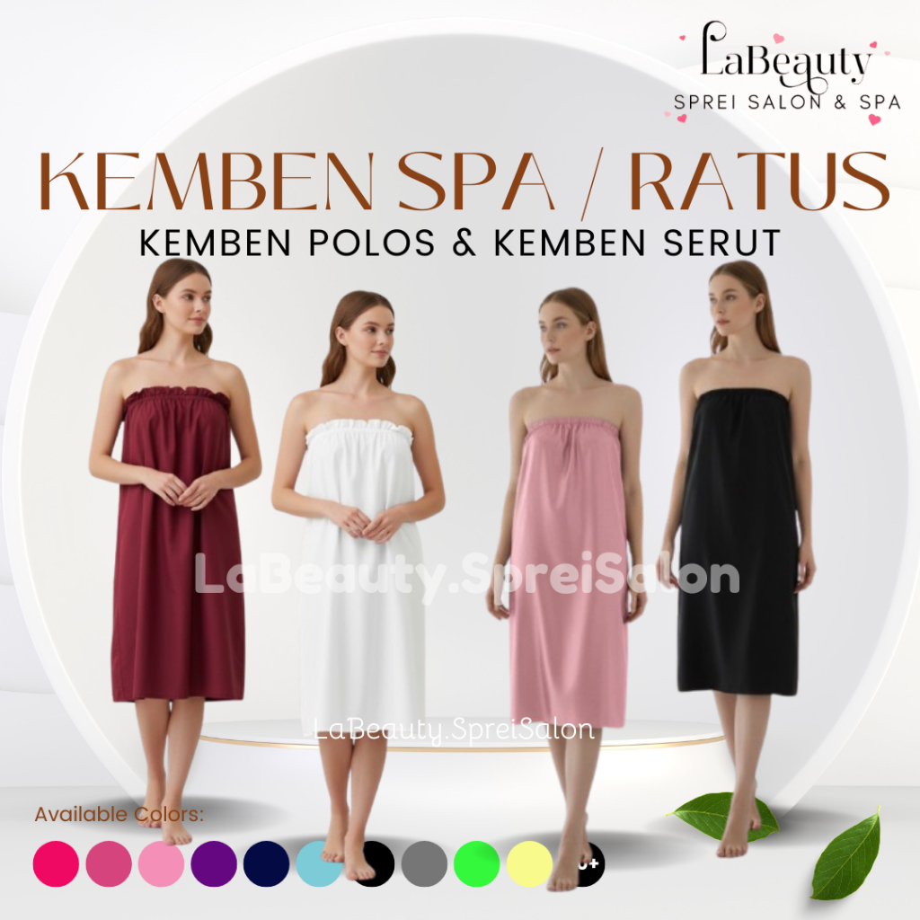 LABEAUTY ❤ Kemben Katun Polos Facial Kemben Serut Kemben Spa Kemben Ratus Kemben Salon Klinik Kecant