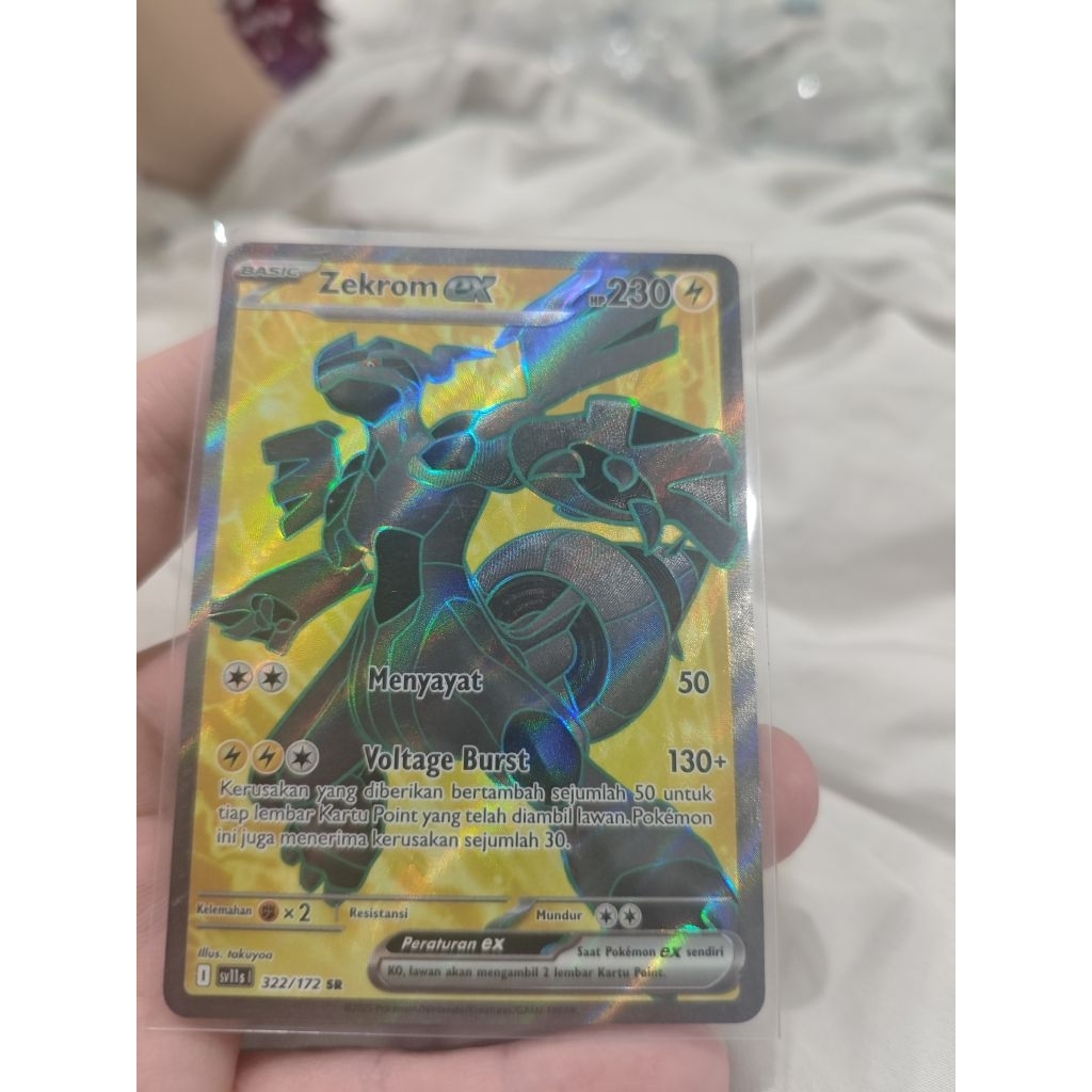 Zekrom sv11s SR 322/172 tcg pokemon Indonesia