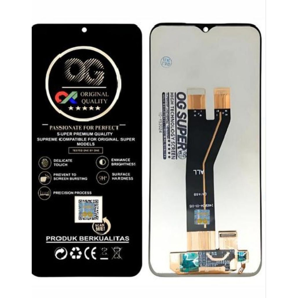 LCD OG SUPER SAMSUNG A14 4G/5G/A146P KONEKTOR SMALL