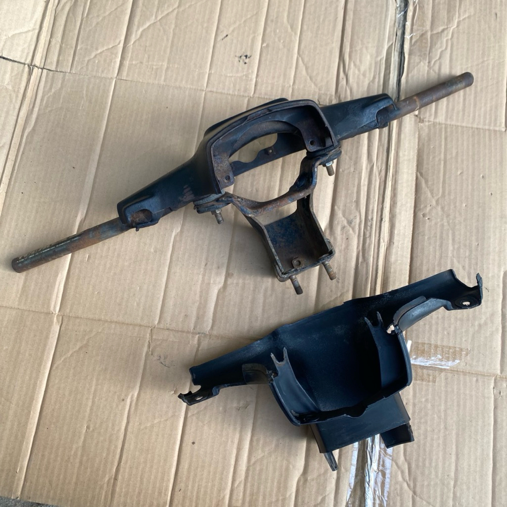 batok atas bawah set stang kepala yamaha v80 original second