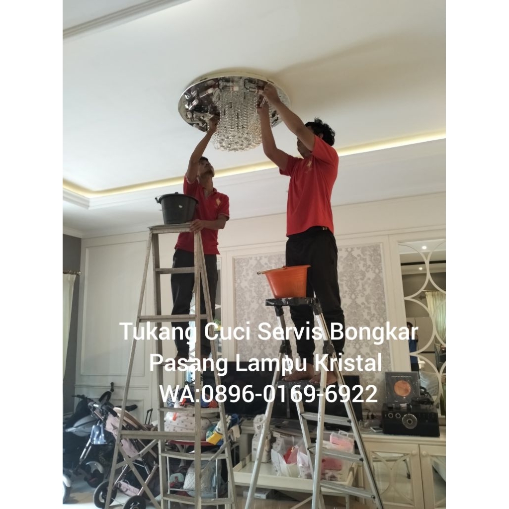 JASA BONGKAR & PASANG LAMPU GANTUNG
