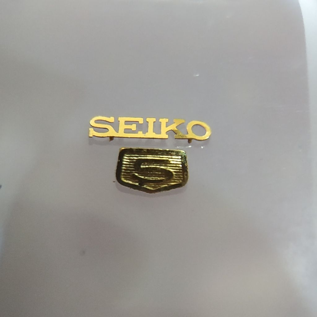 logo dial jam tangan pria seiko 5 original