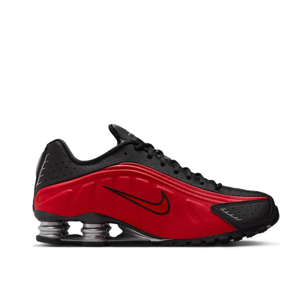 Nike Shox R4 Men's Sneakers Shoes - University Red Black
