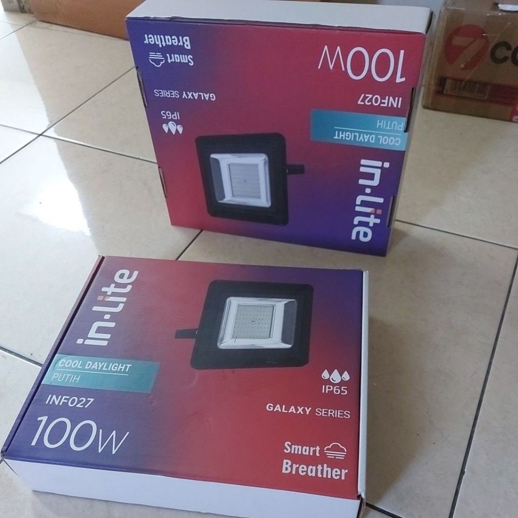 LAMPU SOROT/TEMBAK IN-LITE COOL DAYLIGHT 100 WATT PUTIH