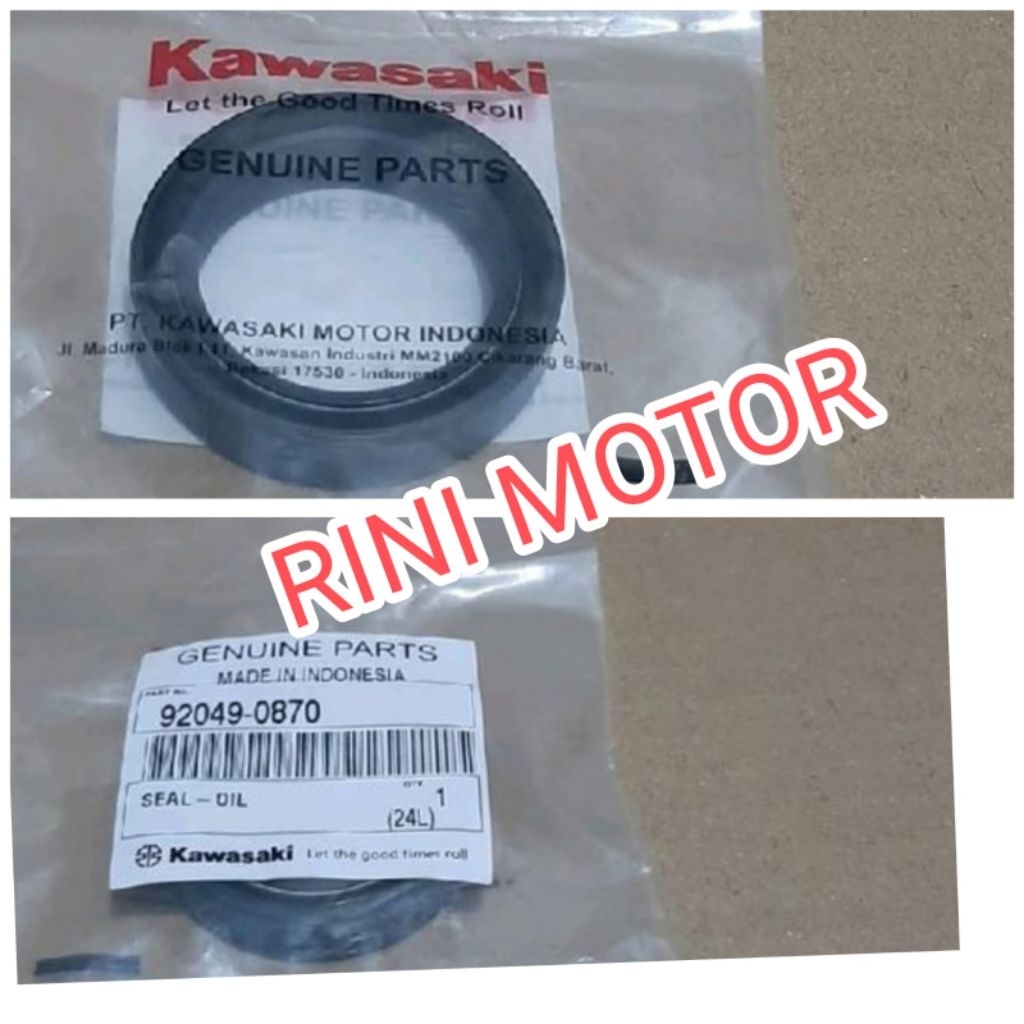 seal shock depan KLX 230R KLX230R sepasang original
