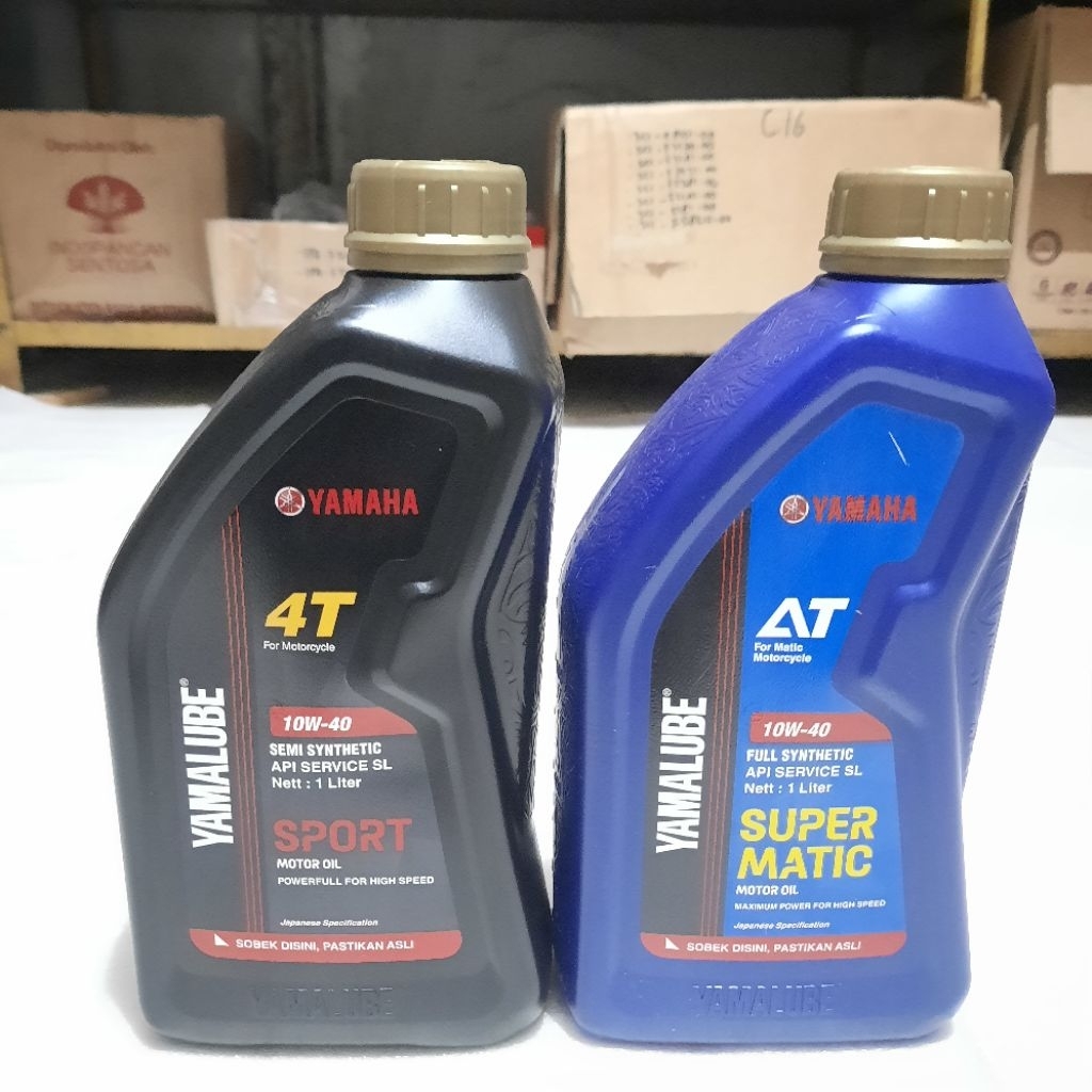 OLI MESIN YAMAHA YAMALUBE SUPER MATIC 1LITER YAMALUBE SPORT 1LITER ASLI YAMAHA