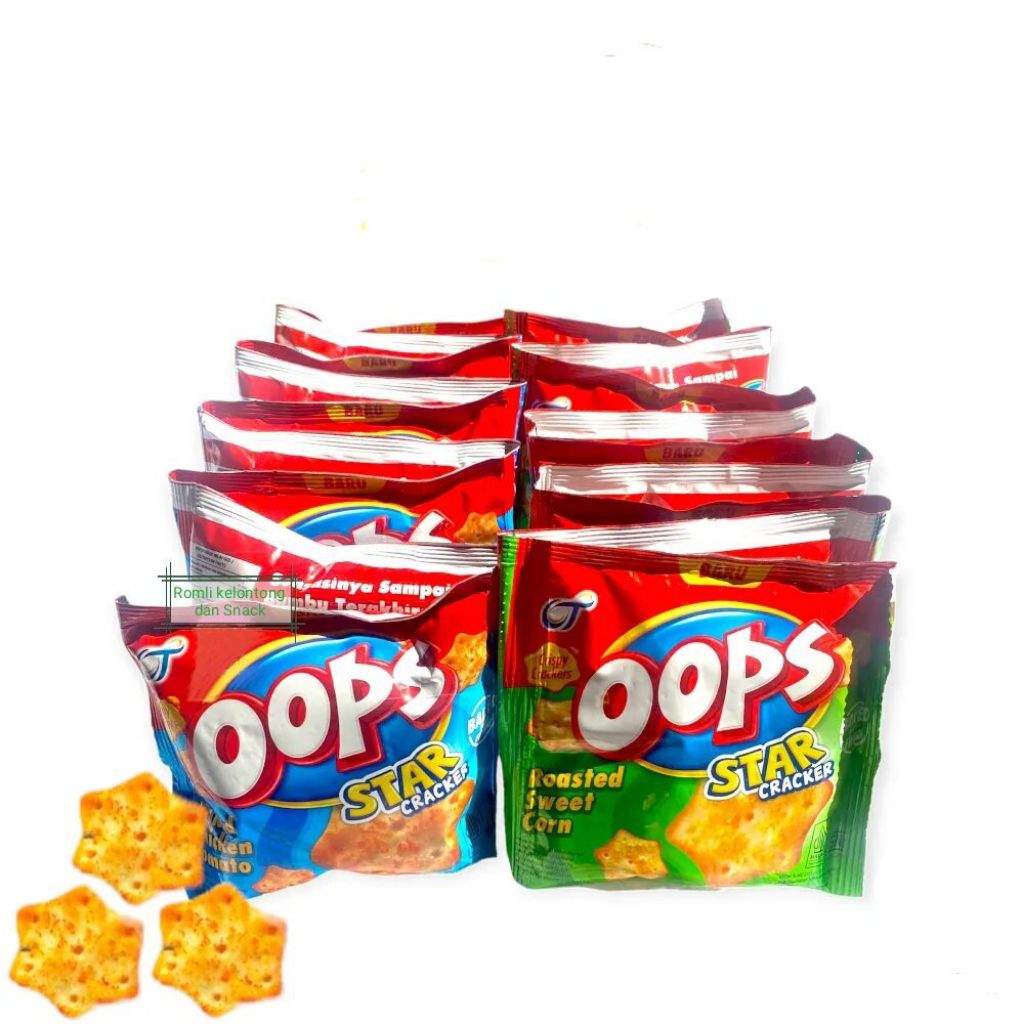 OOPS Star Cracker Rengceng isi 10 pcs