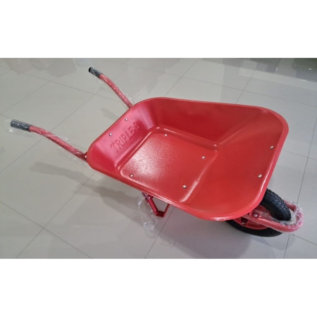 TRIPLE-S GEROBAK SORONG PASIR / GEROBAK DORONG BAN HIDUP 10KG