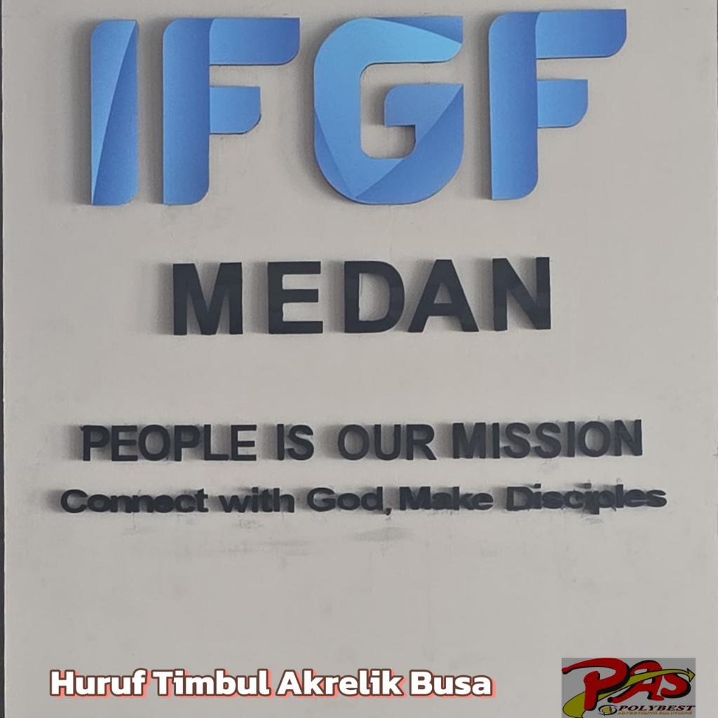 HURUF TIMBUL AKRILIK BUSA