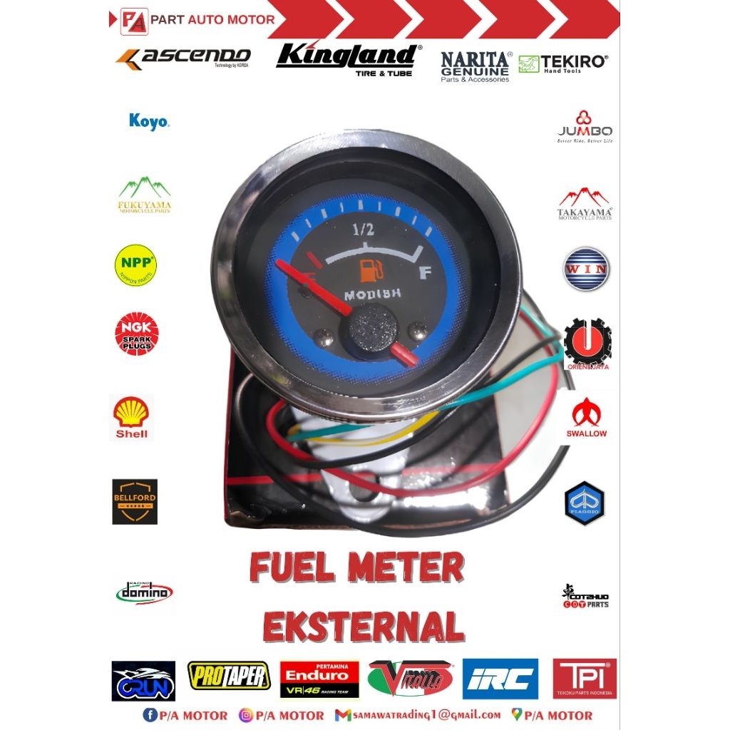 Fuel Meter Eksternal/Meter Bensin/Alat Ukur Bensin Universal