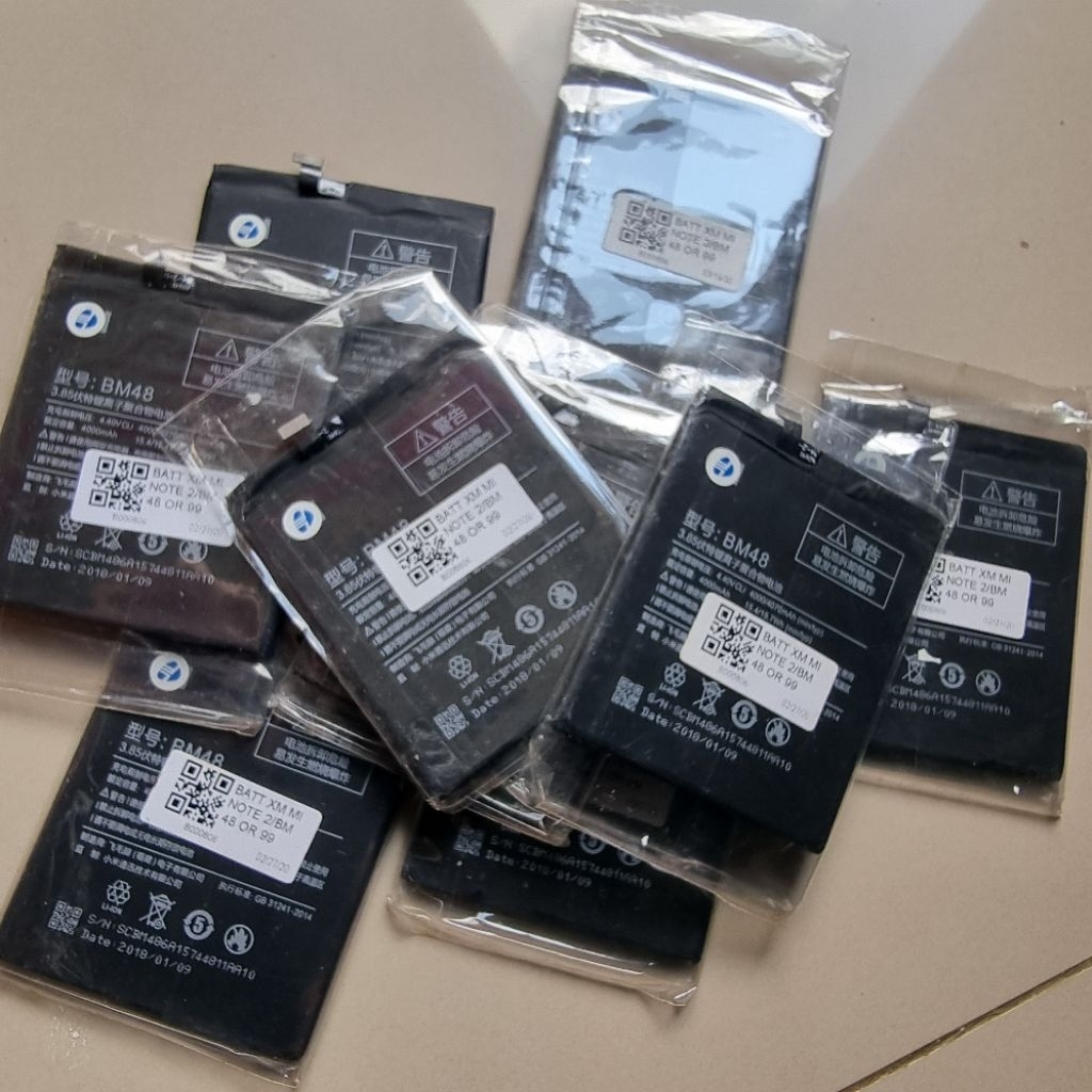Jual Cepat  BATERAI XIAOMI BM48 / XIAOMI MI NOTE 2 / MI NOTE2 CEKUNG Ori Life future 100% barang bar