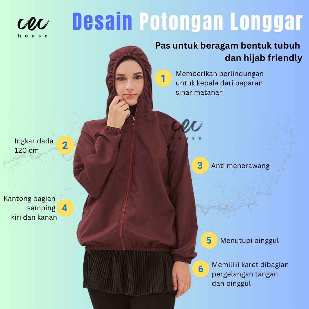 New Jaket Olahraga Parasut Polos Pria/Wanita Mirip Uniqlo, Uv Protection, Windbreaker, Sauna Suit,