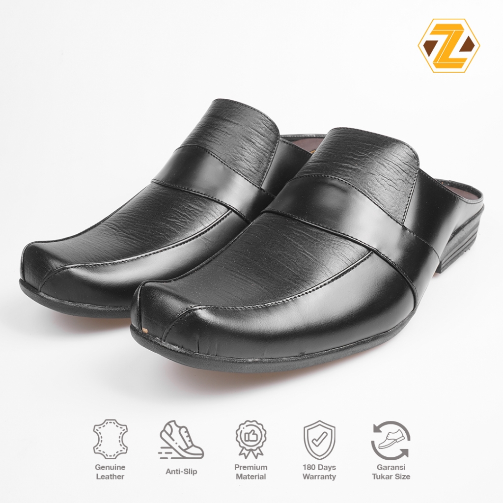 ZEGER Sepatu Selop kulit Pria - BP 401