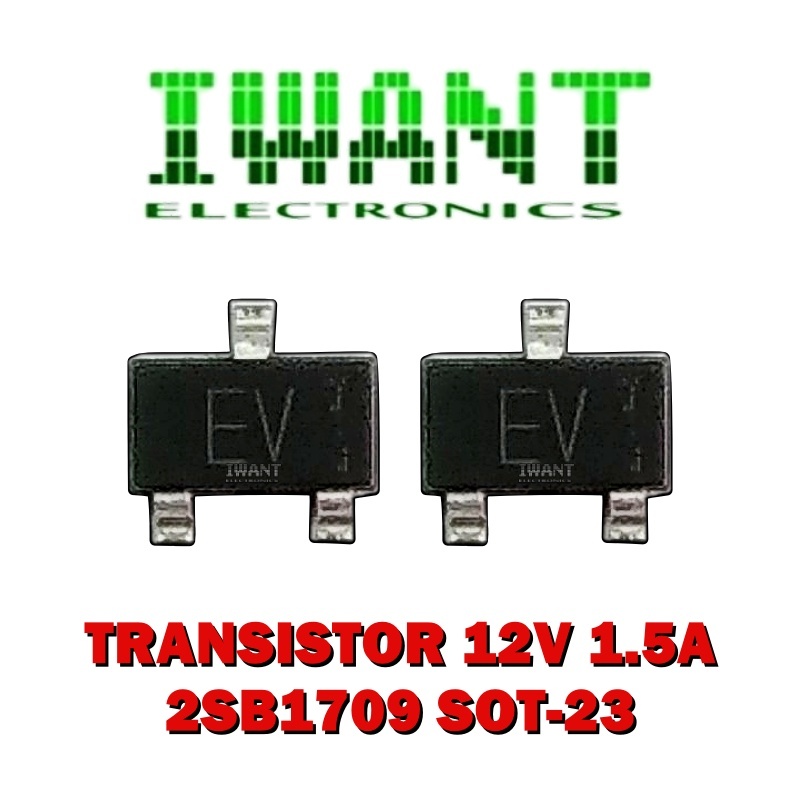 B1709 SMD 2SB1709 SMD EV TRANSISTOR SMD EV TRANSISTOR SMD B1709 SMD CODE EV SB1709 2SB 1709 CODE MAR
