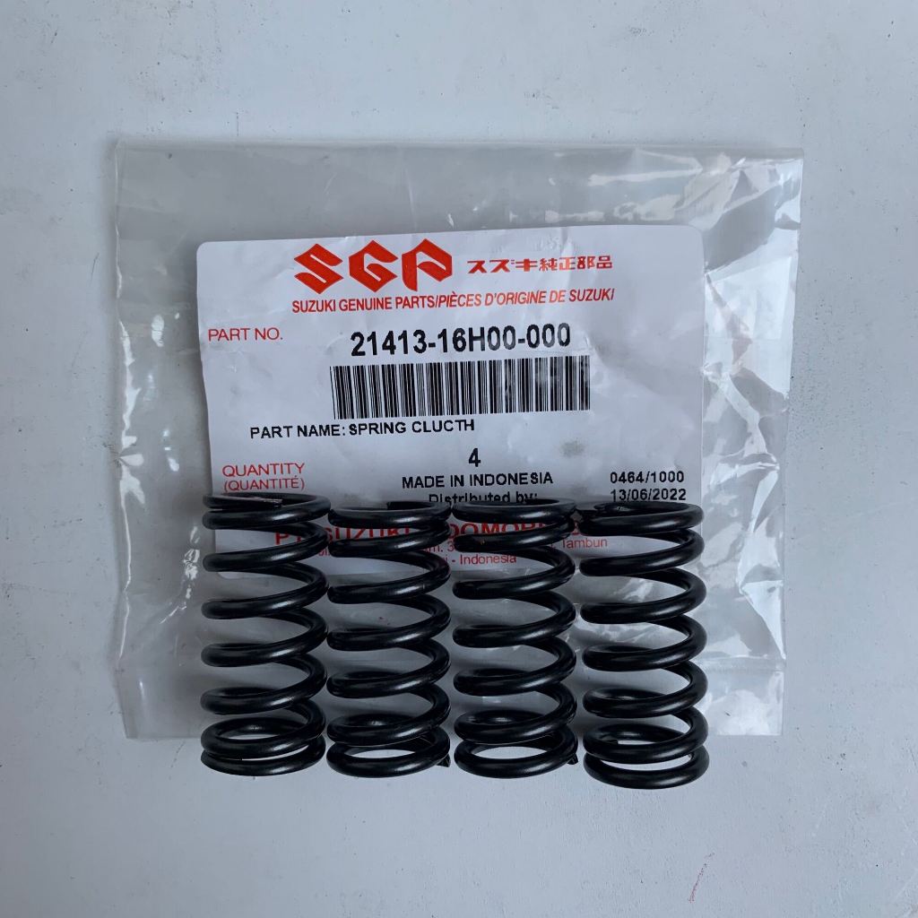 PER PIR KOPLING SHOGUN 125 FL ,SATRIA FU (ISI 4) ORI SGP 100%
