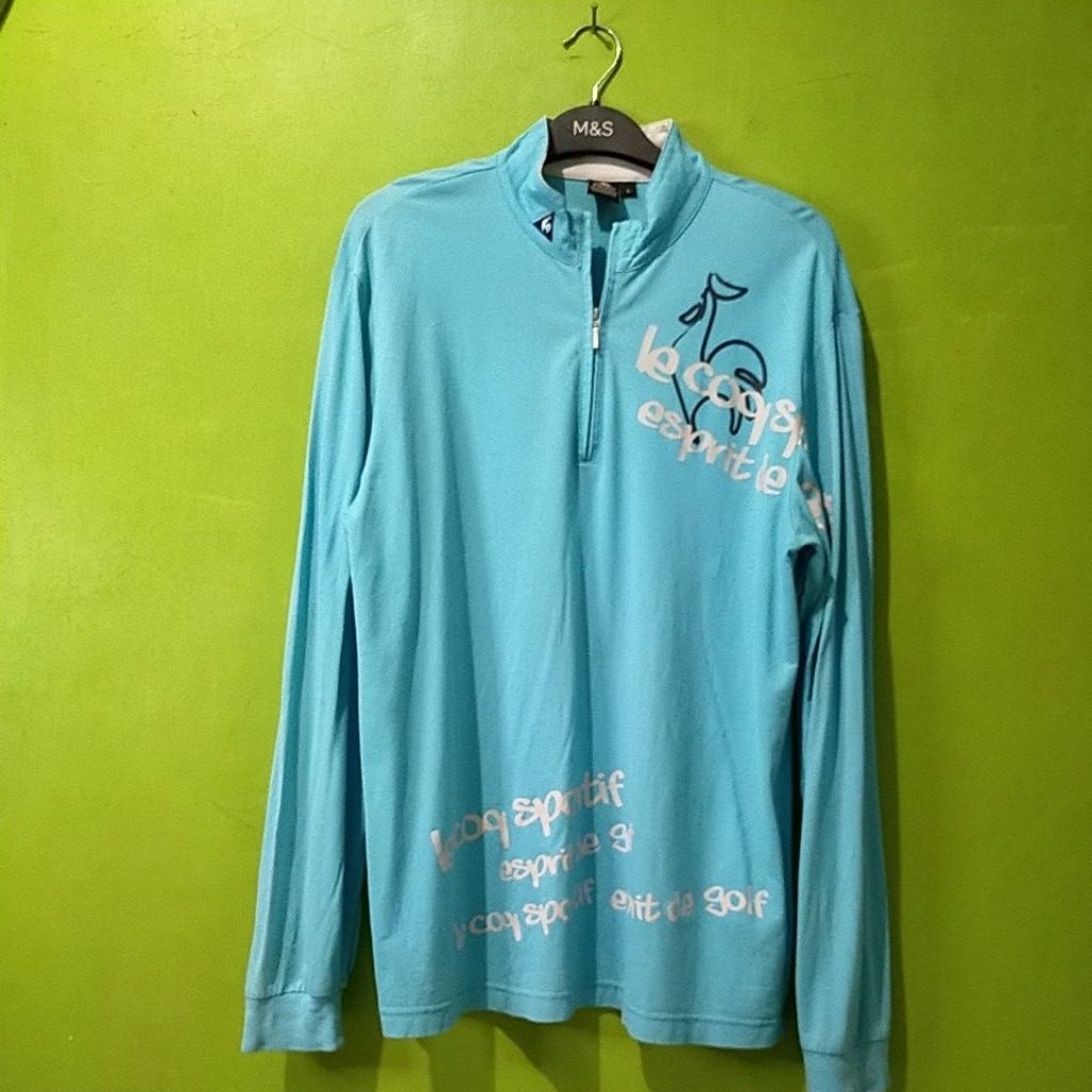 LeCoq sportif hafzipper original brand preloved