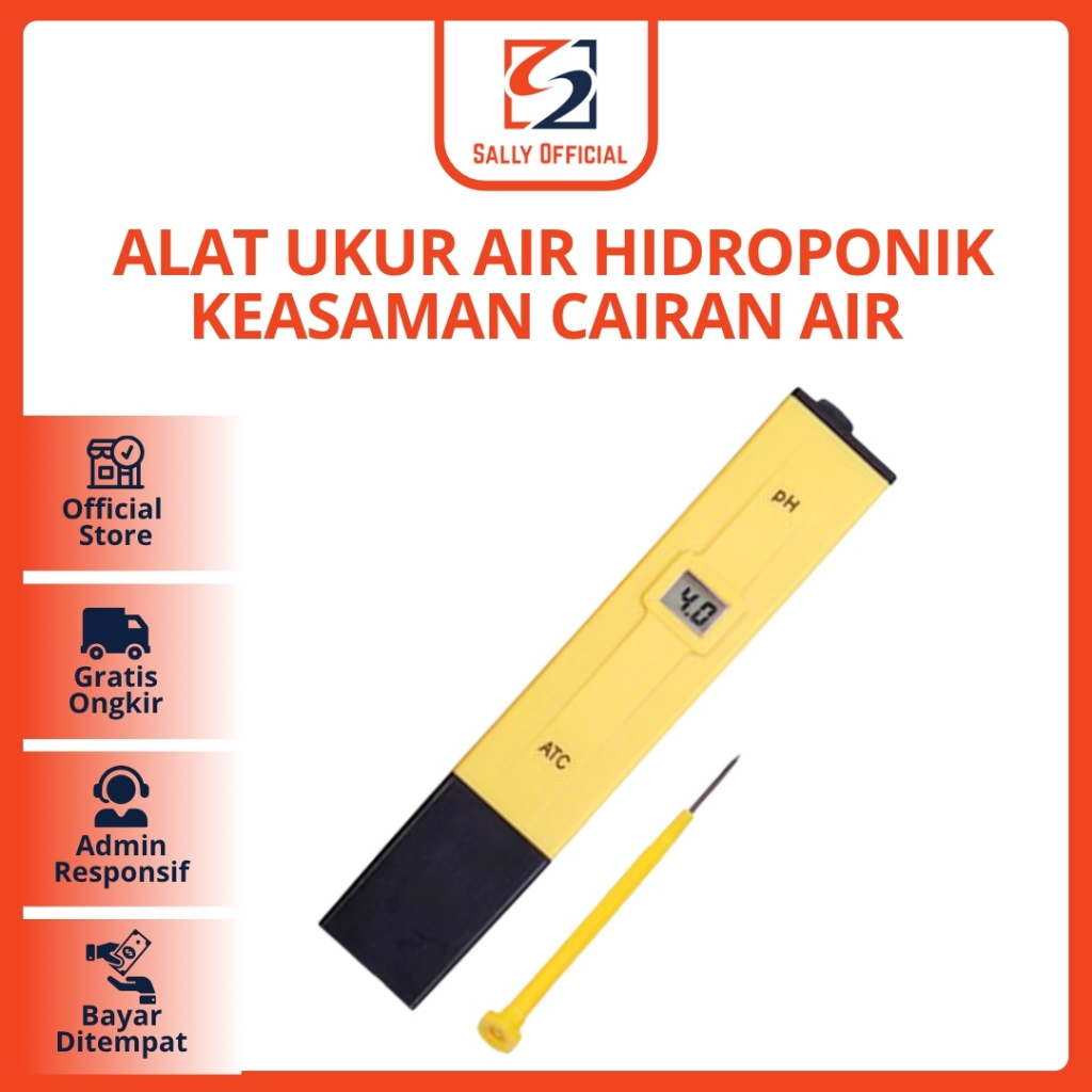 Alat Ukur PH Meter Digital Water Quality Control & Hidroponik PH-009