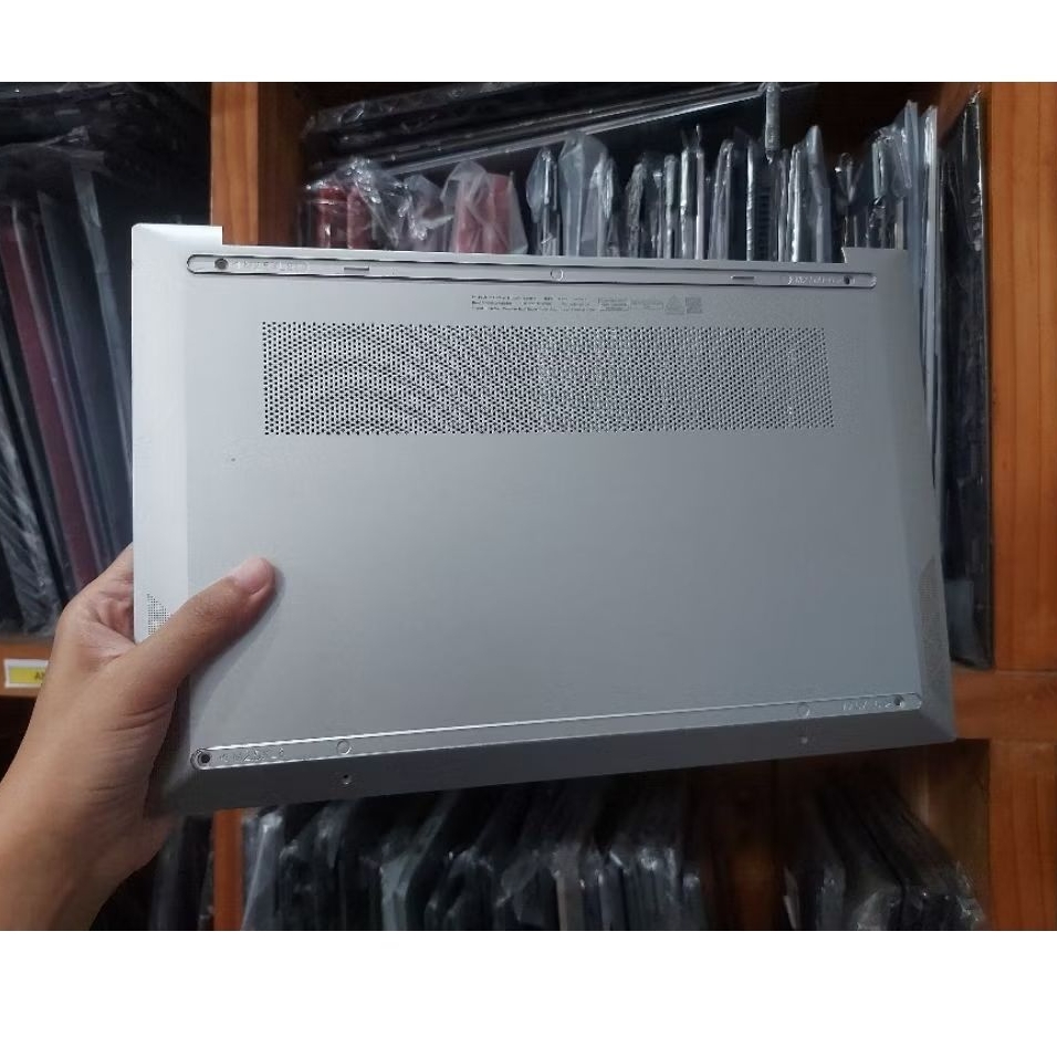 Bottom Case HP Pavilion 14-dv0513Tx 14 Inch Silver Second Original Minus Karet atas bawah