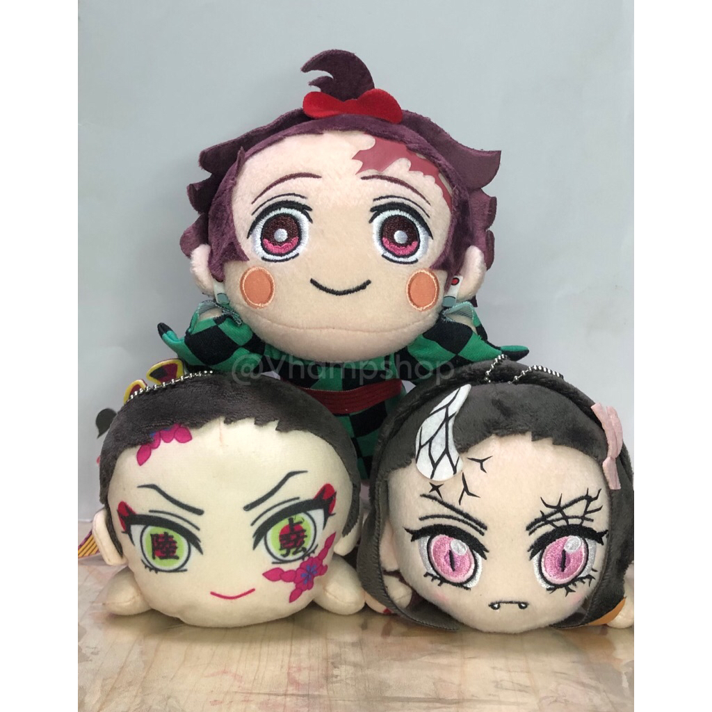 Nesoberi Tanjiro, Nezuko, Daki Nuigurumi Demon Slayer : Kimetsu No Yaiba official merch keychain ani