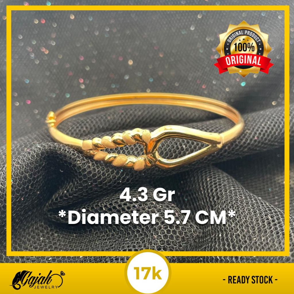 Gelang Emas 17K 4.3 Gram Toko Emas Gajah Online Salatiga 7935
