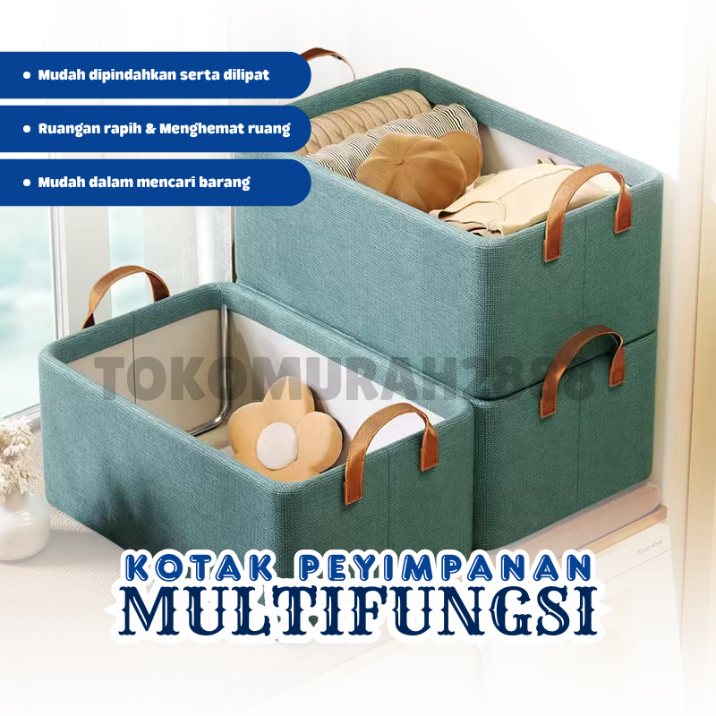 Box Storage Box Lipat Kontener Box Kotak Penyimpanan Tempat Penyimpanan Baju/Mainan Anak