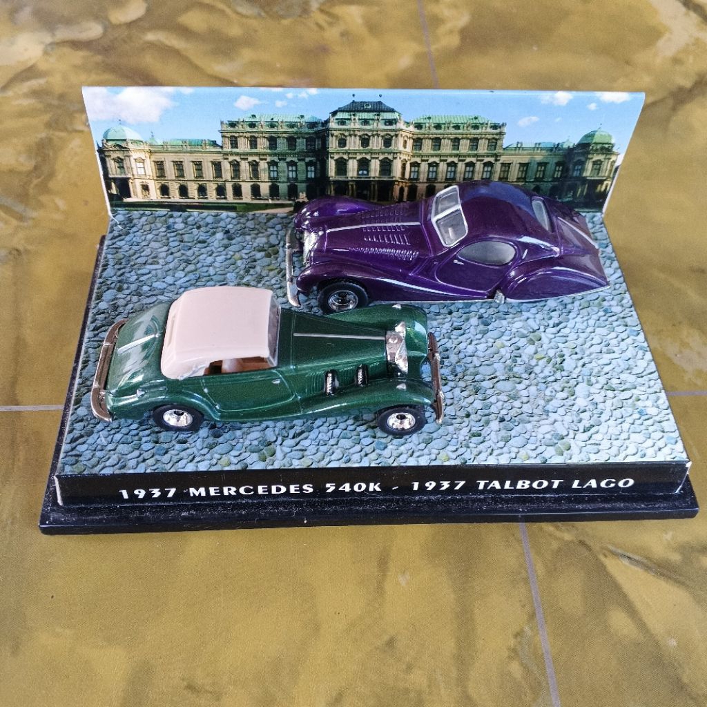 Hot Wheels Collectibles 1937 Mercedes 540k - 1937 Talbot Lago
