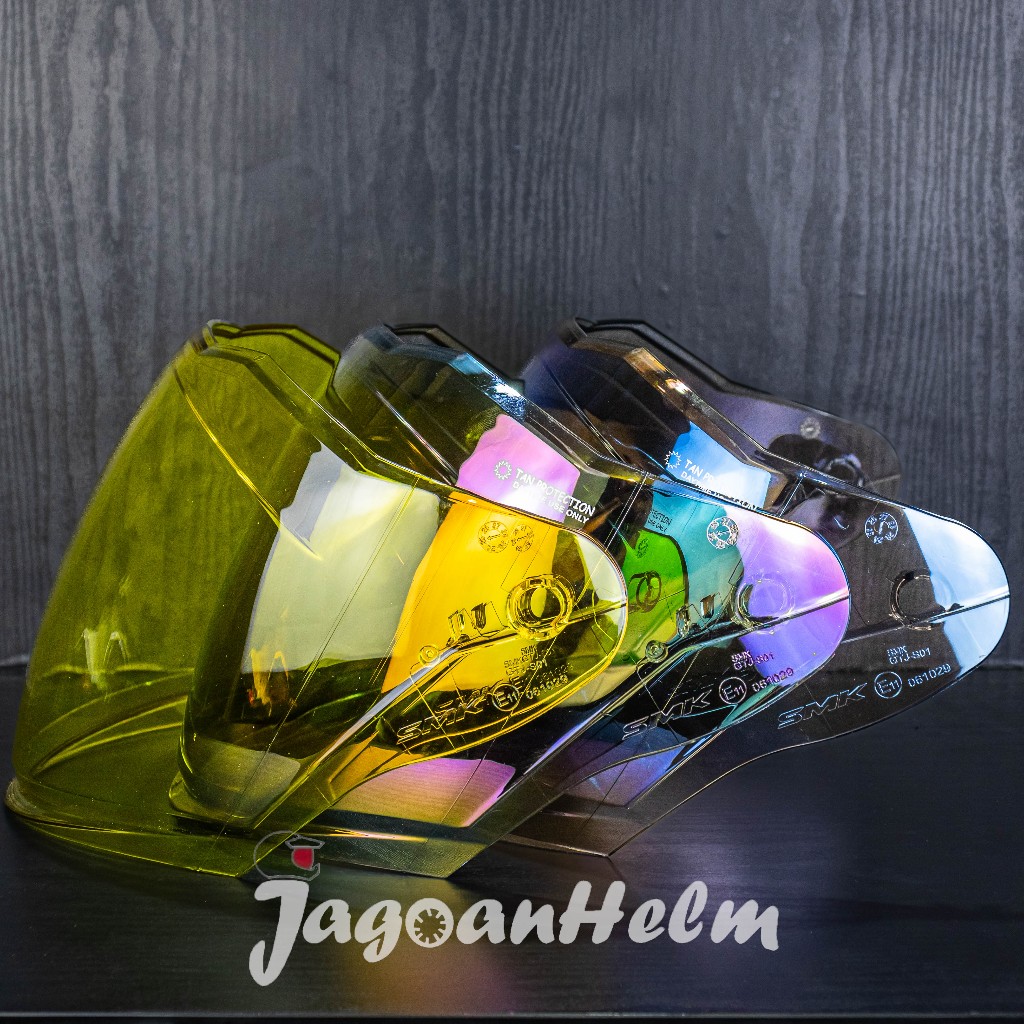 VISOR HELM SMK GTJ | IRIDIUM | KACA SMK ORIGINAL