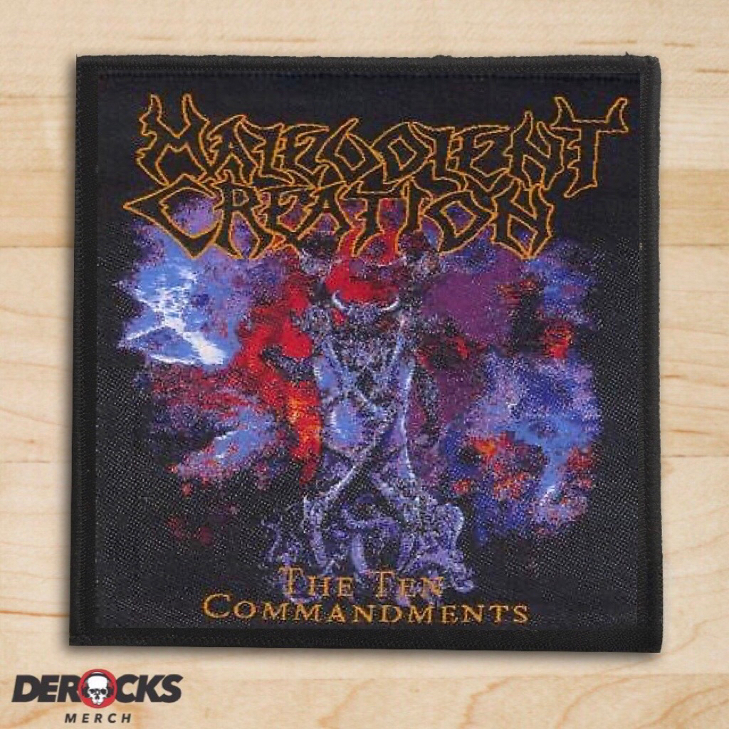 Woven Patch MALEVOLENT CREATION – The Ten Commandments