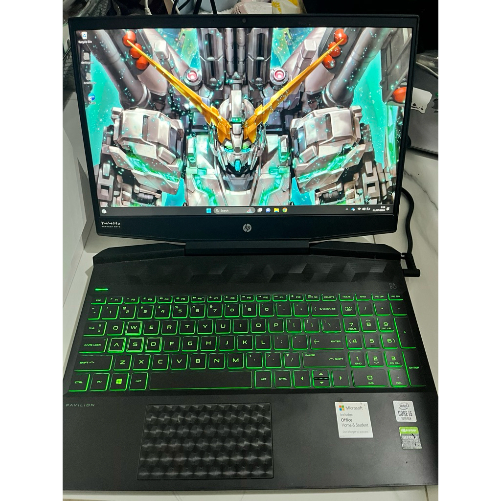 Laptop HP Pavilion Gaming 15 dk-1064TX i5-10300H RTX2060 RAM 16GB SSD 512+128GB