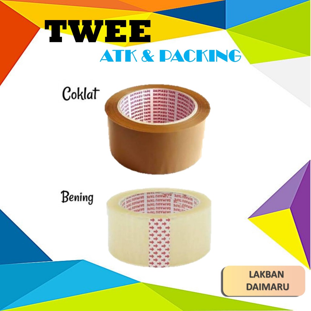 DAIMARU LAKBAN BENING / COKLAT 2 INCH 90 YARD / 100 YARD