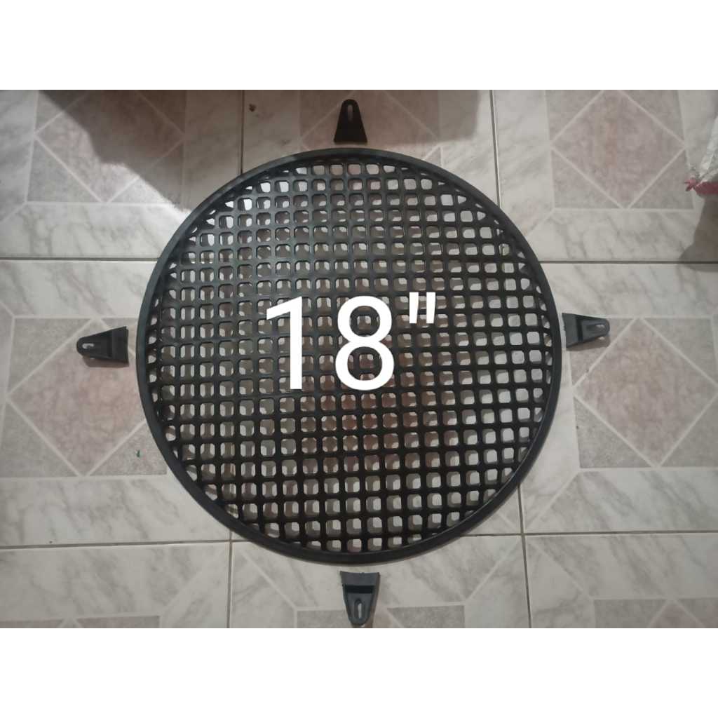 Grill Speaker Bulat 18" Cover Speaker 18 inch Ram Grill Speaker Tutup Grill Speaker 18 inch Bulat