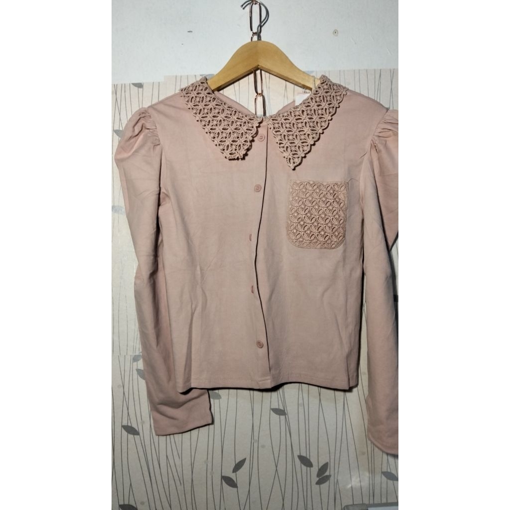 Kaos wanita by doe saku renda / byedoe / bye doe / baidoe