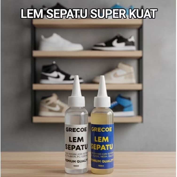 Lem Sepatu Super Kuat Lem Bening Lem Kuning