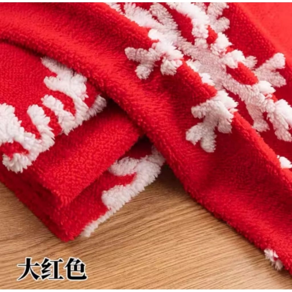 90CM Karpet Pohon Natal Model Salju Snow Blanket / Alas Pohon Natal