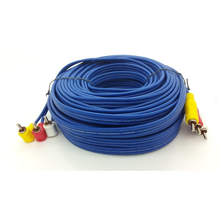 Kabel RCA 3 K 3 Male 10 meter Merk KITANI ( Cable RCA ) Panjang 10m