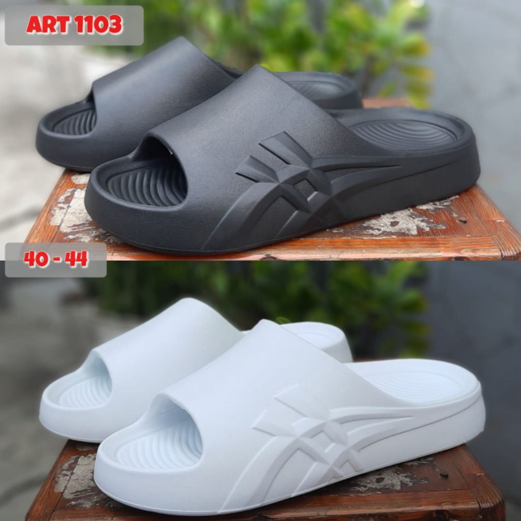 Sandal slip-on asics sandal slop pria dewasa