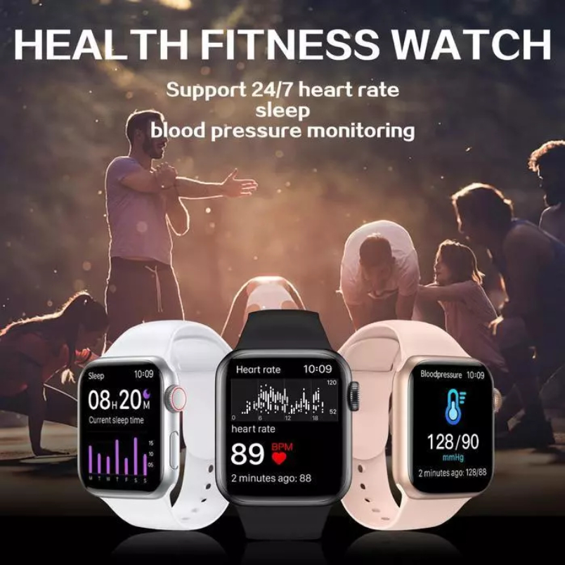 Jam tangan edisi tertinggi dengan Bluetooth, pengisian cepat, dan multifungsi i8 pro max