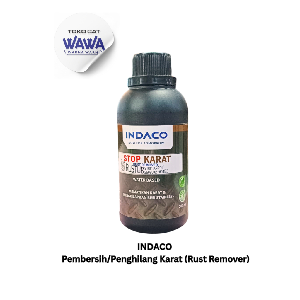 Cairan Pembersih Indaco Stop Karat 200 ml Mematikan Karat & Mengkilapkan Stainless