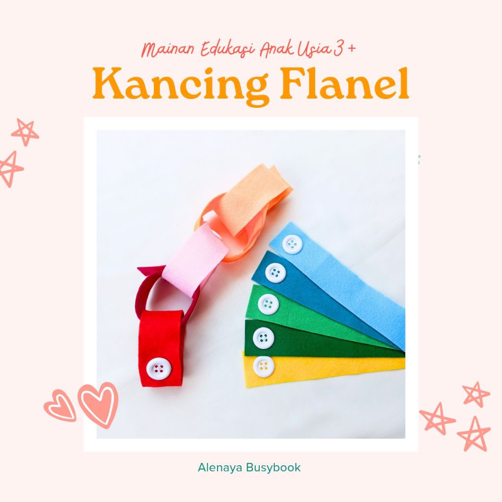 Belajar Mengancing dengan kain Flanel/ Mainan edukasi mengancingkan kain flanel/ Mainan edukasi bela