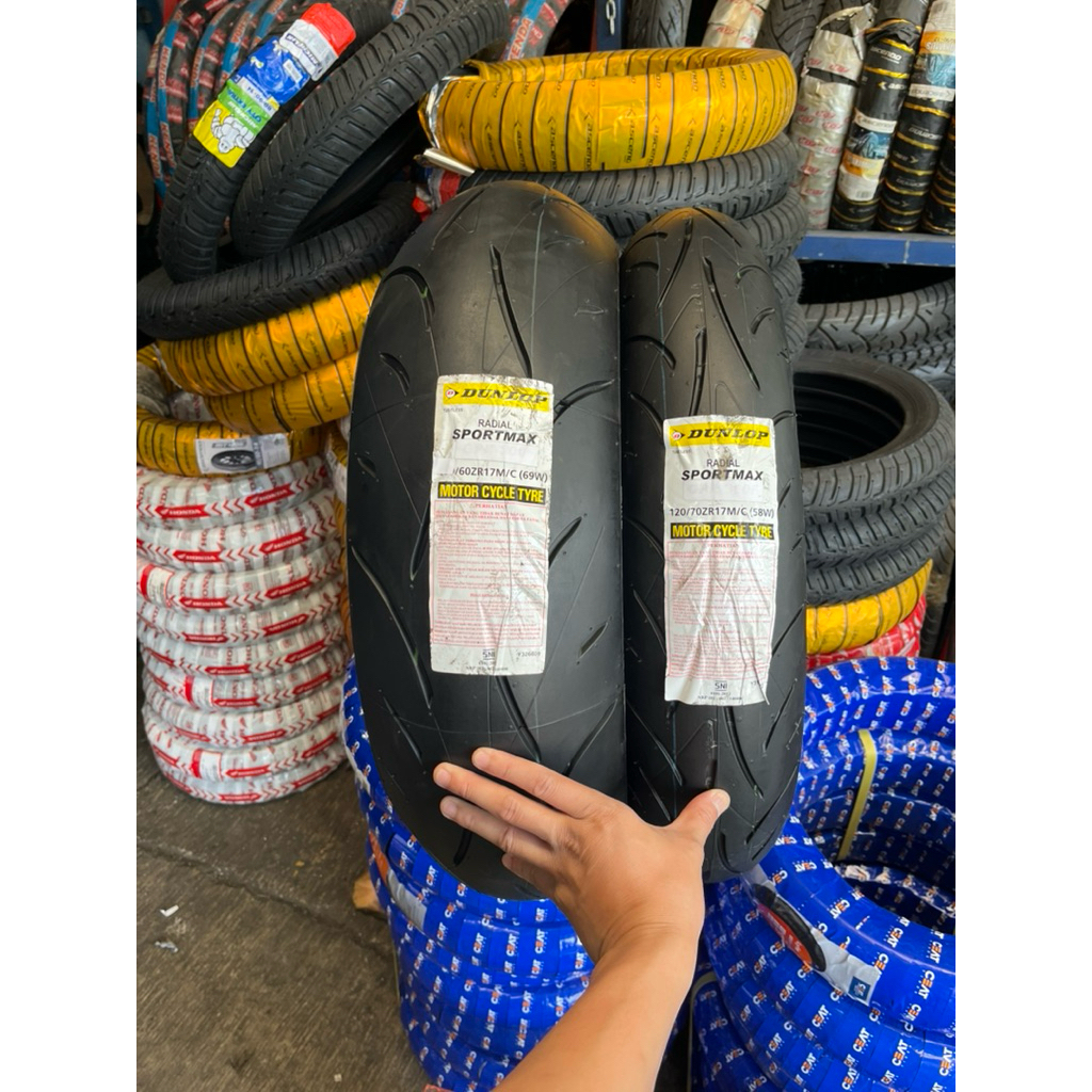 dunlop sportmax 180/55 dan 120/70-17 