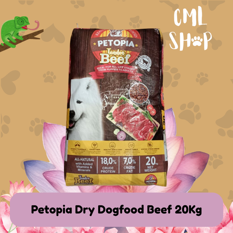 Dogfood - Petopia Dry Dogfood Beef 20 kg