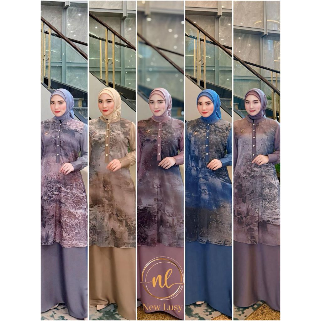 LAVEA DRESS BY NEW LUSY / ABAYA GAMIS MEWAH