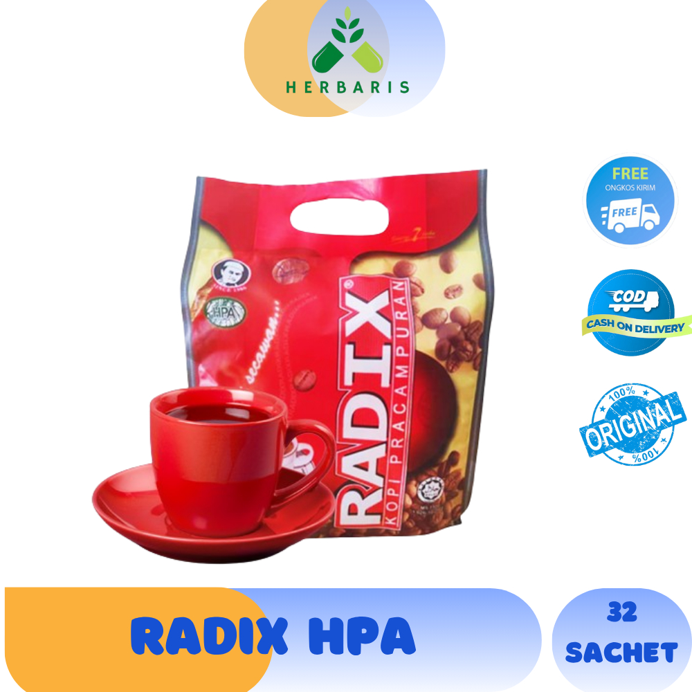Kopi Radix hpa Malaysia Asli Isi 32 Sachet