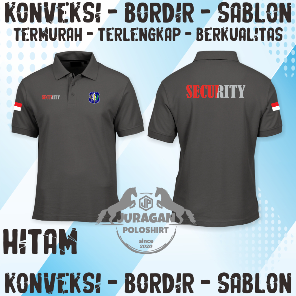 KAOS KERAH SECURITY - POLOSHIRT SECURITY - BAJU KERAH SECURITY - KAOS KERAH SECURITY INDONESIA