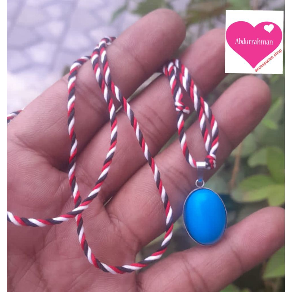 KALUNG TRIDATU BANDUL BATU PIRUS BIRU POLOS