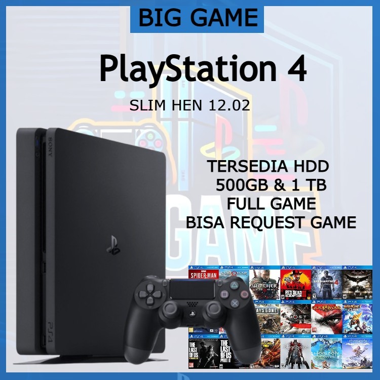 PS4 SLIM HEN / ORI 1TB FULL GAMES